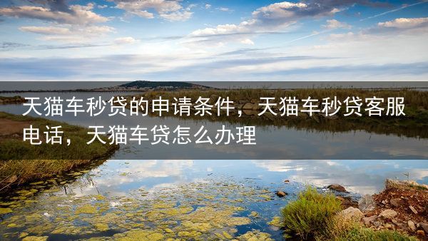 天猫车秒贷的申请条件，天猫车秒贷客服电话，天猫车贷怎么办理