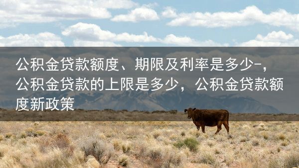 公积金贷款额度、期限及利率是多少-，公积金贷款的上限是多少，公积金贷款额度新政策