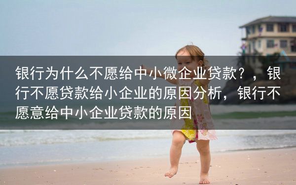 银行为什么不愿给中小微企业贷款？
